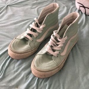 Mint blue 5.5 vans